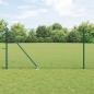 Preview: ARDEBO.de - Sechseckzaun mit Pfosten 100 x 1 m PVC-beschichteter Stahl Grün