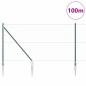 Preview: Sechseckzaun mit Pfosten 100 x 1,2 m PVC-beschichteter Stahl