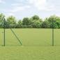 Preview: ARDEBO.de - Sechseckzaun mit Pfosten 100 x 1,6 m PVC-beschichteter Stahl