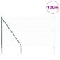 Preview: Sechseckzaun mit Pfosten 100 x 1,6 m PVC-beschichteter Stahl