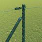 Preview: Sechseckzaun mit Pfosten 100 x 1,6 m PVC-beschichteter Stahl