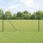 Preview: ARDEBO.de - Sechseckzaun mit Pfosten 10 x 1,4 m PVC-beschichteter Stahl