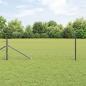 Preview: ARDEBO.de - Sechseckzaun mit Pfosten 25 x 0,5 m PVC-beschichteter Stahl