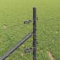 Preview: Sechseckzaun mit Pfosten 25 x 0,5 m PVC-beschichteter Stahl