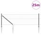 Preview: Sechseckzaun mit Pfosten 25 x 0,6 m PVC-beschichteter Stahl
