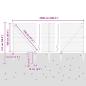 Preview: Sechseckiger Zaun mit Pfosten 25 x 1 m PVC-beschichteter Stahl