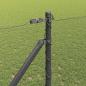 Preview: Sechseckzaun mit Pfosten 25 x 1,4 m PVC-beschichteter Stahl