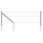 Preview: Sechseckzaun mit Pfosten 50 x 0,6 m PVC-beschichteter Stahl