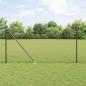 Preview: ARDEBO.de - Sechseckzaun mit Pfosten 50 x 1 m PVC-beschichteter Stahl Grau