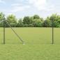 Preview: ARDEBO.de - Sechseckzaun mit Pfosten 50 x 1,2 m PVC-beschichteter Stahl