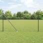 Preview: ARDEBO.de - Sechseckzaun mit Pfosten 100 x 1,2 m PVC-beschichteter Stahl