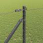 Preview: Sechseckzaun mit Pfosten 100 x 1,2 m PVC-beschichteter Stahl