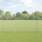 Preview: ARDEBO.de - Sechseckzaun mit Pfosten 10 x 1,5 m Verzinkter Stahl Silber