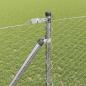 Preview: Sechseckzaun mit Pfosten 100 x 1,4 m Verzinkter Stahl Silber