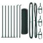Preview: Sechseckzaun mit Betonsockel 10 x 0,6 m PVC-beschichteter Stahl