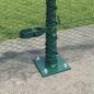 Preview: Sechseckzaun mit Betonsockel 10 x 0,6 m PVC-beschichteter Stahl