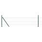 Preview: Sechseckzaun mit Betonsockel 25 x 0,5 m PVC-beschichteter Stahl