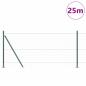 Preview: Sechseckzaun mit Betonsockel 25 x 0,8 m PVC-beschichteter Stahl