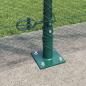 Preview: Sechseckzaun mit Betonsockel 25 x 1,2 m PVC-beschichteter Stahl