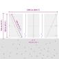 Preview: Sechseckzaun mit Betonsockel 25 x 1,2 m PVC-beschichteter Stahl
