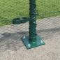Preview: Sechseckzaun mit Betonsockel 50 x 0,4 m PVC-beschichteter Stahl
