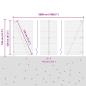 Preview: Sechseckzaun mit Betonsockel 50 x 1,2 m PVC-beschichteter Stahl