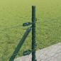 Preview: Sechseckzaun mit Betonsockel 100 x 0,4 m Grün Netz