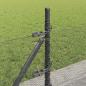 Preview: Sechseckzaun mit Betonsockel 10 x 0,5 m PVC-beschichteter Stahl