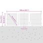 Preview: Sechseckzaun mit Betonsockel 10 x 0,6 m PVC-beschichteter Stahl