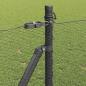 Preview: Sechseckzaun mit Betonsockel 10 x 1 m PVC-beschichteter Stahl