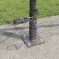 Preview: Sechseckzaun mit Betonsockel 10 x 1 m PVC-beschichteter Stahl