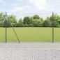 Preview: ARDEBO.de - Sechseckzaun mit Betonsockel 10 x 1,4 m PVC-beschichteter Stahl