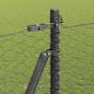 Preview: Sechseckzaun mit Betonsockel 10 x 1,4 m PVC-beschichteter Stahl
