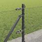 Preview: Sechseckzaun mit Betonsockel 25 x 0,6 m PVC-beschichteter Stahl