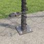 Preview: Sechseckzaun mit Betonsockel 25 x 1,5 m PVC-beschichteter Stahl