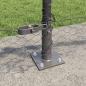 Preview: Sechseckzaun mit Betonsockel 50 x 0,6 m PVC-beschichteter Stahl