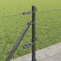 Preview: Sechseckzaun mit Betonsockel 50 x 0,6 m PVC-beschichteter Stahl