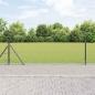 Preview: ARDEBO.de - Sechseckzaun mit Betonsockel 50 x 0,6 m PVC-beschichteter Stahl