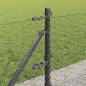Preview: Sechseckzaun mit Betonsockel 50 x 0,6 m PVC-beschichteter Stahl