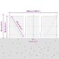 Preview: Sechseckzaun mit Betonsockel 50 x 0,8 m PVC-beschichteter Stahl