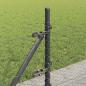 Preview: Sechseckzaun mit Betonsockel 100 x 0,4 m Grau Netz