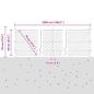Preview: Sechseckzaun mit Betonsockel 50 x 0,6 m Verzinkter Stahl Silber