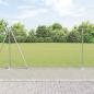 Preview: ARDEBO.de - Sechseckzaun mit Betonsockel 100 x 1,2 m Verzinkter Stahl Netz