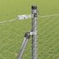Preview: Sechseckzaun mit Betonsockel 100 x 1,5 m Verzinkter Stahl Netz