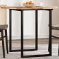 Preview: ARDEBO.de - Tischplatte Rund Ø90x2 cm Massivholz Akazie