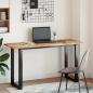 Preview: Tischplatte Rechteckig 160x50x2 cm Massivholz Akazie