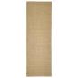 Preview: Teppich Natur Sisal 66x200 cm