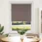 Preview: ARDEBO.de - Verdunkelungsrollo 104,4 x 175 cm, Stoffbreite 100 cm, Kaffeebraun