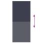Preview: Verdunkelungsrollo 84,4 x 230 cm, Stoffbreite 80 cm, Marineblau