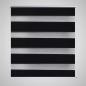 Preview: ARDEBO.de - Zebra-Rollo 40,9 x 100 cm, Stoffbreite 36,7 cm, schwarz